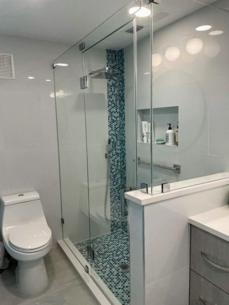 Boca Raton FL Interior Design Project - Bathroom Shower