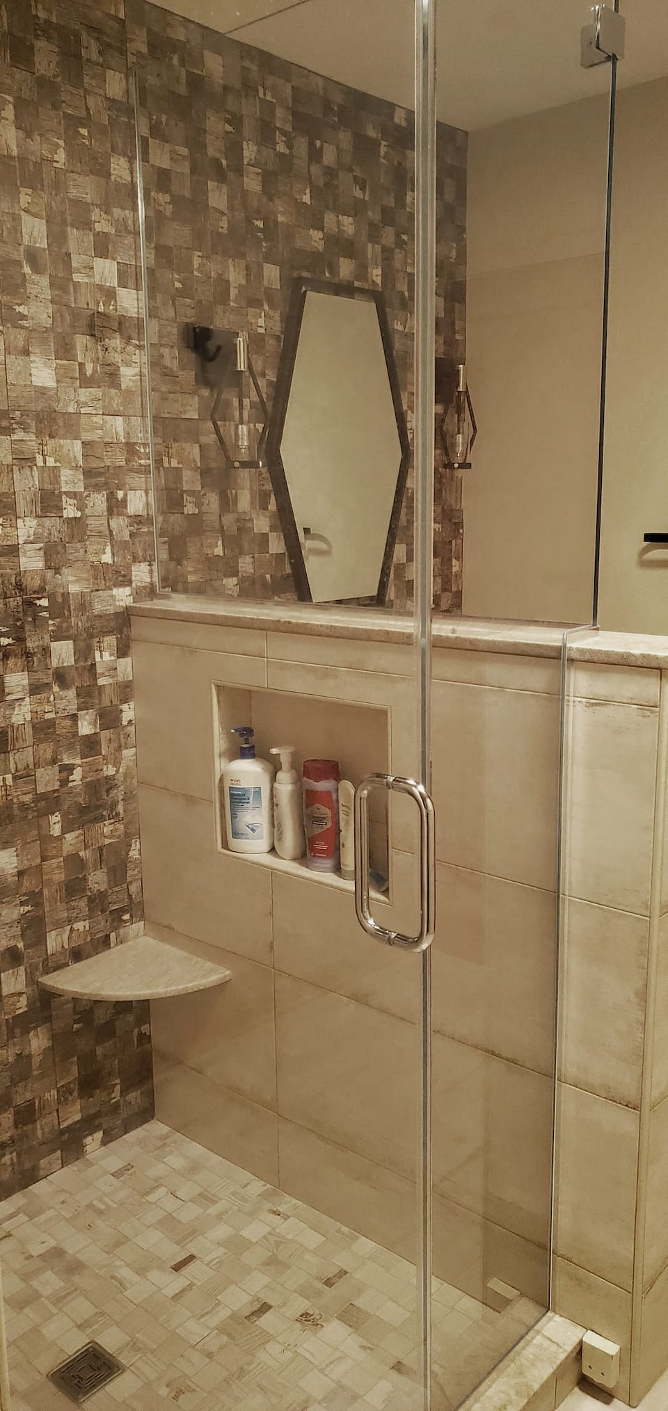 The Berkshires Massachusetts Interior Design Project - Bathroom Shower